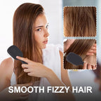 Mini Hair Bursh for Women Men and Kids, Protable Travel Size Hair Brush for Pockets Purses, Mini Detangler Brush for All Hair Types, Small Paddle Brush for Detangling (1 Pack-Black)