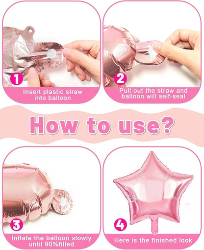Pink Happy Birthday Party Decorations - Image 6