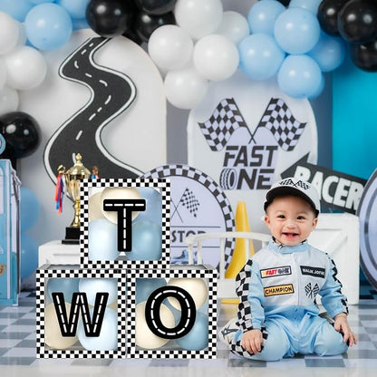 Two Fast Birthday Decorations for Boys, Race Car TWO Boxes - Image 3