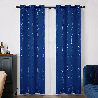 Deconovo Living Room Curtains 84 Inches Long, Thermal Insulated, Room Darkening - Image 2