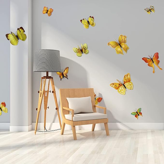 OPSEAM 3D Butterfly Wall Decor Butterfly Decorations Stickers - Image 4