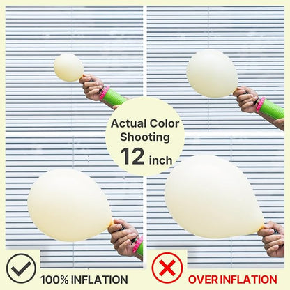 PartyWoo Pastel Yellow Balloons 50pcs Light Pale Yellow Color | 5 Inch Balloons - Image 4