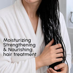 MAREE Leave In Conditioner for Dry Damaged Hair - Leave In Conditioner for Curly Hair Care - Color Treated Hair Moisturizer for Women & Men with Keratin & Argan Oil - Acondicionador Para Cabello
