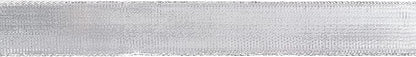 Silver Wired Woven Metallic Ribbon - Image 7