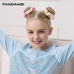 FANDAMEI Hair Bun Maker Set- 8 PCS Hair Donuts for Buns (2 Extra-large,2 Large,2 Medium and 2 Small), 40 PCS Bobby Pins, 5 PCS Hair Elastic Ties Black,Bun Maker - Gold