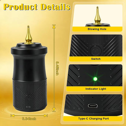 AXHJ Electric Balloon Pump, Portable Electric Air Balloon Pump Dual Nozzle Air - Image 3