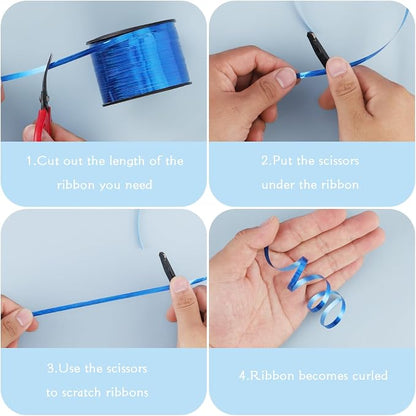 100 Yards Curling Ribbon-Balloon 6PCS Ribbon-Balloon String - Image 5