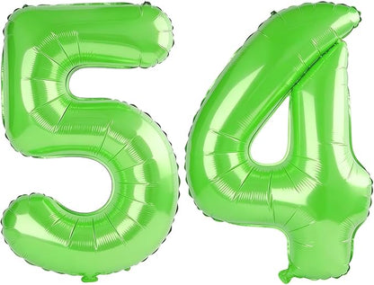 40 Inch Number 54 Balloons for 54th Birthday Party Decorations, 0-100 Fruit by FOBELEC