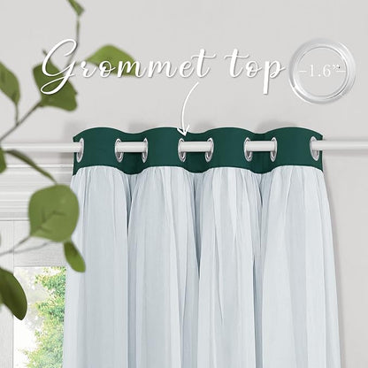 PONY DANCE Blackout Curtains 84 inches Long, 52 by 84 inches | Curtains - Image 3
