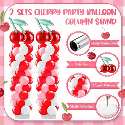 Kasyat 2 Set Cherry Balloon Column Stand Kit - Image 3