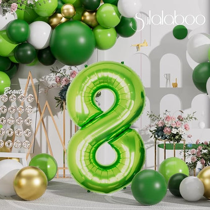 40 Inch Green Number 8 Balloon Lime Big Large Helium Number 0-9 | Giant Digital - Image 6