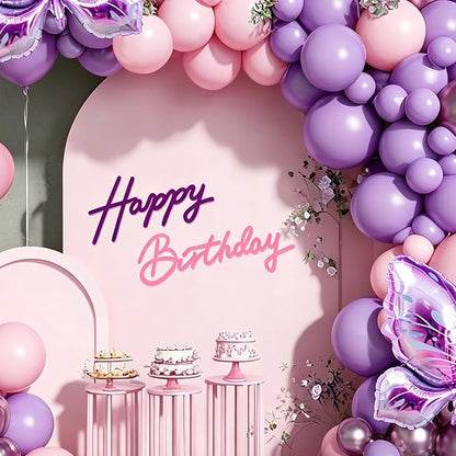 TONIFUL Happy Birthday Sign for Backdrop by TONIFUL