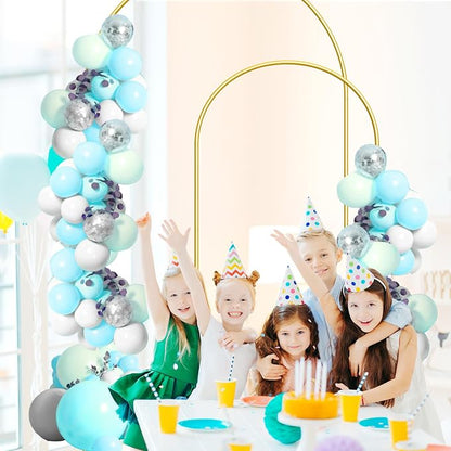 Wedding Arch Backdrop Stand Set of 2, 7.3FT & 6FT | Metal Arch Backdrop Stand - Image 3