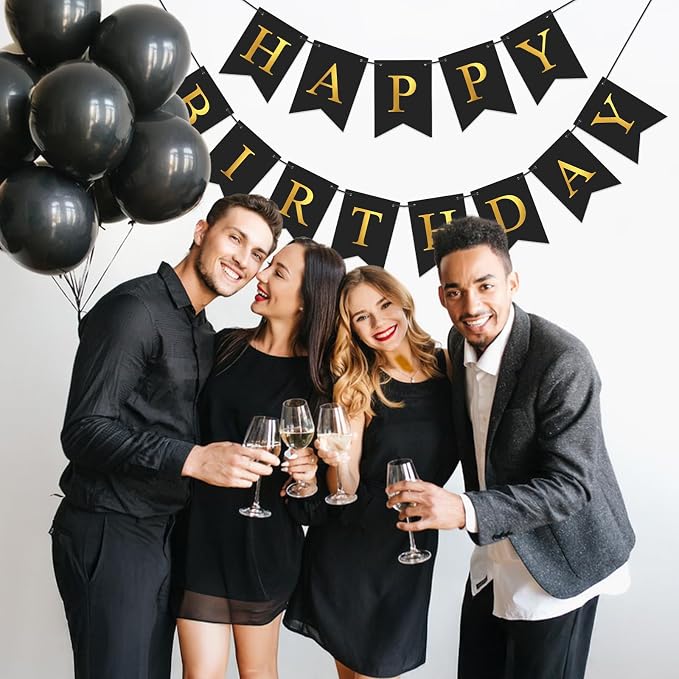 Happy Birthday Banner Birthday Party Banner NO DIY Happy Birthday Sign | - Image 6