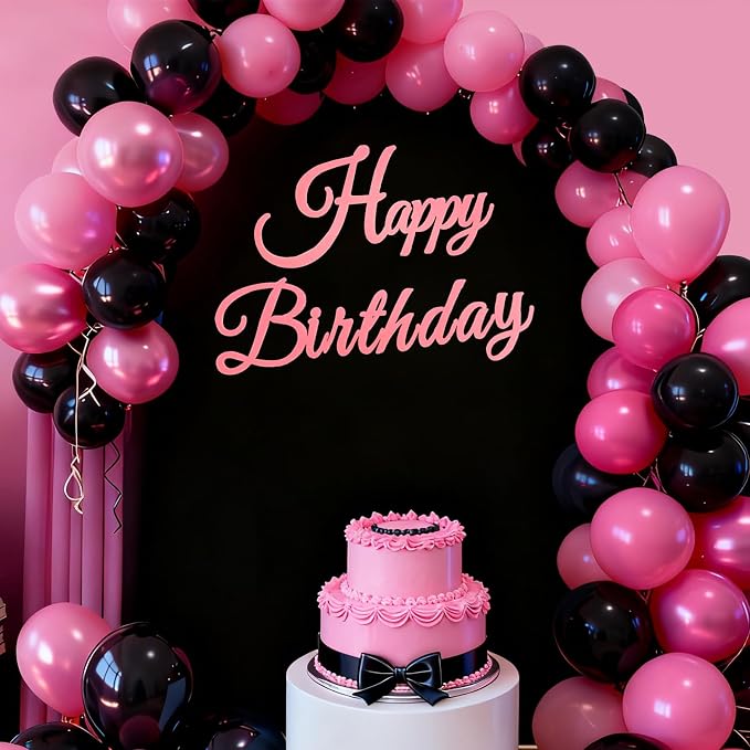TONIFUL Happy Birthday Sign for Backdrop by TONIFUL