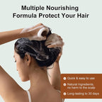Hair Dye Shampoo, 3 in 1 Gray Hair Coverage, One-Step Wash-In Hair Dye, Shampoos for Color Treated Hair, Semi Permanent Hair Color Shampoo for Women & Men, 13.6 fl. oz, (Black)