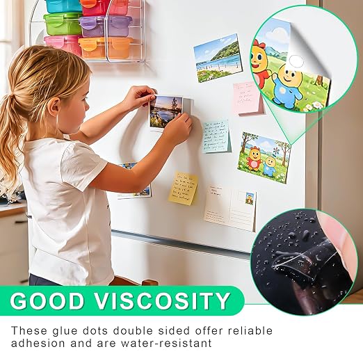 200pcs 0.98 Inch Double Sided Sticky Dots, Mini Clear Glue Adhesive Dots - Image 4
