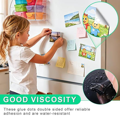 500pcs 0.78 Inch Double Sided Sticky Dots, Mini Clear Glue Adhesive Dots - Image 4