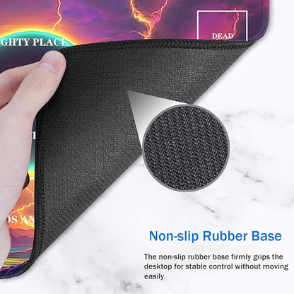 for TCG Playmat with Zones, Non-Slip Rubber Bottom Trading Card Game Mat with - Image 4