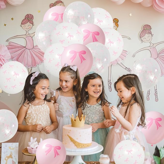 Pink Bow Balloons - Image 5