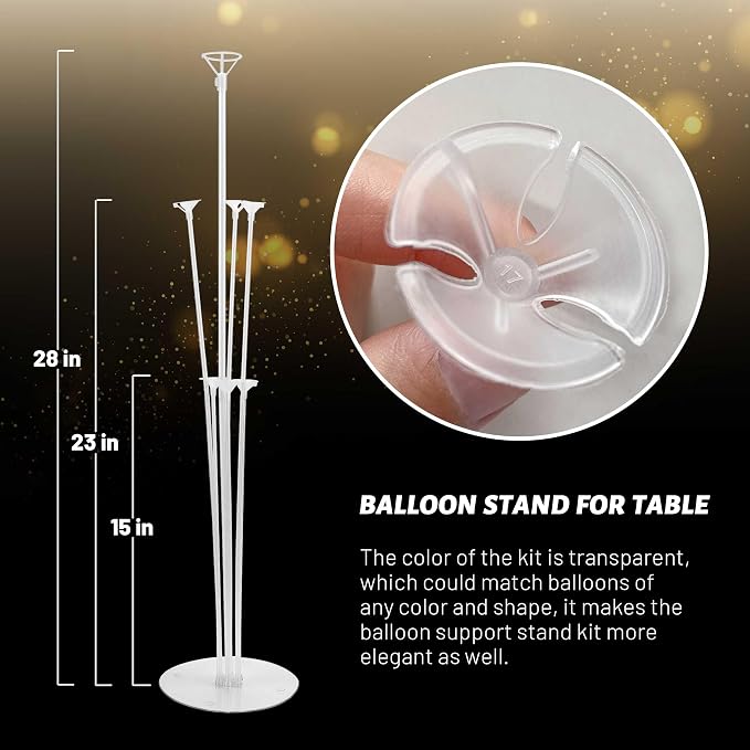 20 Sets Balloon Stand Kit, Balloon Sticks - Image 2