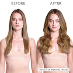 WENNALIFE Tape in Hair Extensions, 20pcs 24 Inch 50g Balayage Chocolate Brown to Honey Blonde Remy Human Hair, Coloured Tape Extensions