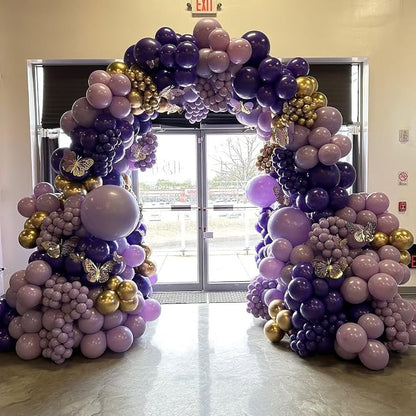 Purple Balloon Garland Arch Kit - Image 4