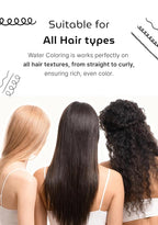 Korean Permanent Hair Dye, Powder Hair Color Kit, Natural Black, Gray Hair Coverage, Plant-Based Formula, Easy Application for Roots, Short & Long Hair, Vegan, Just Mix with Water (3 Powder Packets)