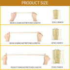 Teenitor Hair Nets and U-Pins Set - 40 Invisible Mesh Nets with Elastic Edge, 80 U-Shaped Pins for Ballet Buns, Sleeping, Wigs (Dark Blonde)