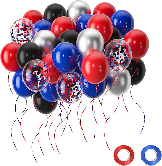Renjiro Red and Blue Balloons by Renjiro