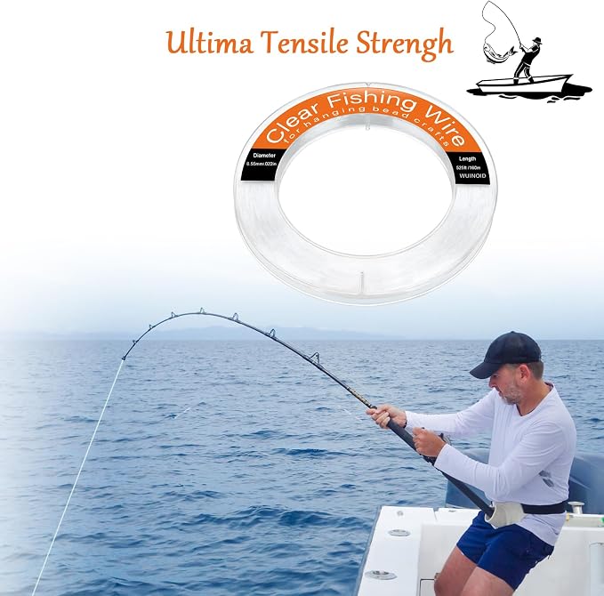 Fishing Line Wire Monofilament Clear Nylon String - Image 3