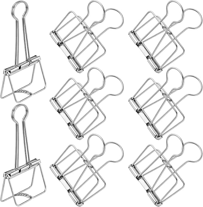Affrolling 8 Pack Balloon Arch Clips Large Metal Backdrop Clips 3.8 x 2 Inch - Image 7