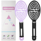 2 Pack Curved Vented Hairbrush,Hair Brush for Faster Blow Drying No Pulling Detangling Paddle Brushes for Women, Men Wet Dry Curly Thick Hair