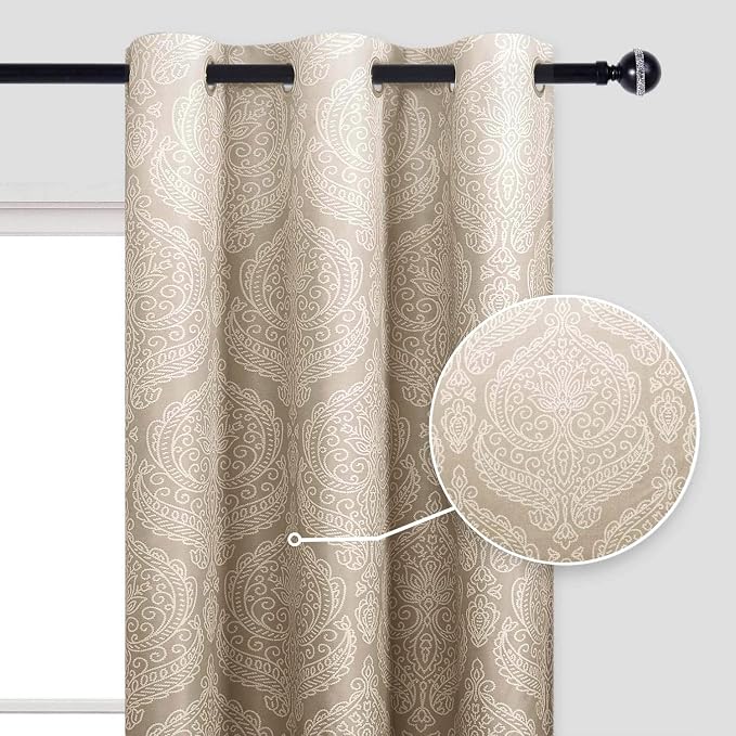 DWCN Ombre Short Curtains for Kitchen - Image 2