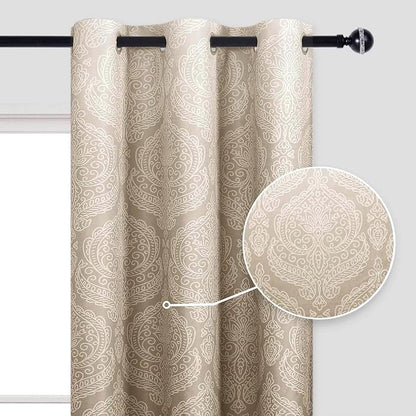 DWCN Ombre Short Curtains for Kitchen - Image 2