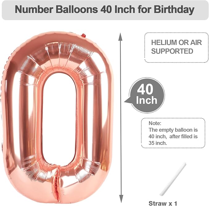 Number Balloons 40 Inch Red 9 Balloon - Image 5