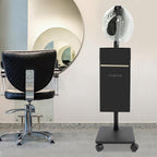 Nano Hair Steamer Micro Mist Hydration Hair Machine Professional Standing Hooded Hair Steamer for Deep Conditioning Multi-Function Hair Care Equipment for Color, SPA, Ozone, Hair and Scalp Care, 110V