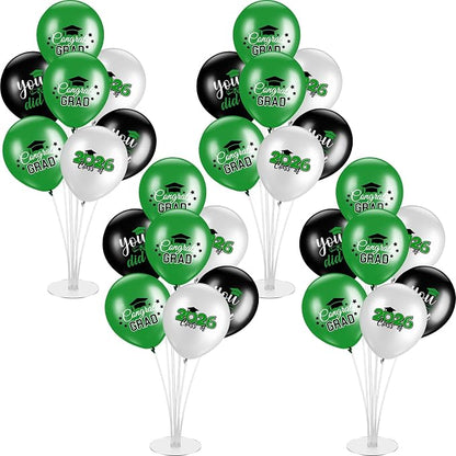 4 Set Graduation Party Balloon Stand Kits by Relaxgiant