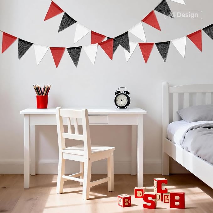 G2PLUS Triangle Flag Bunting, Pennant Banner and Decorative Garland, 39Ft | - Image 6