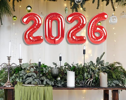 2026 Number Black Balloons 40Inch Balloon - Image 3