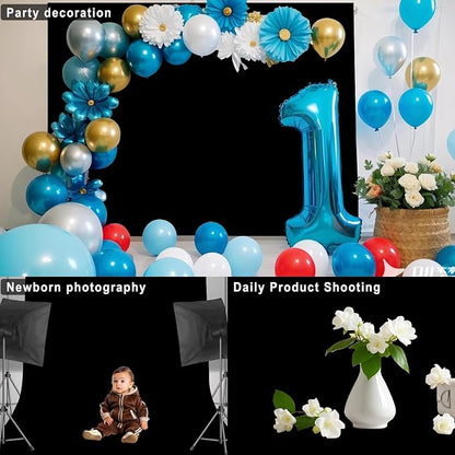 Black Photography Backdrop for Photoshoot, 7x10 FT | Versatile Studio Photo - Image 6
