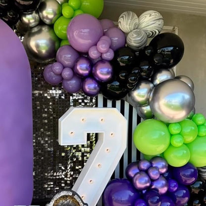 Purple and Green Balloons - Image 6