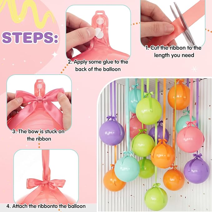 Jenaai 30 Set Pastel Round Foil Balloons Bulk 22 Inch 4d Metallic Giant - Image 3