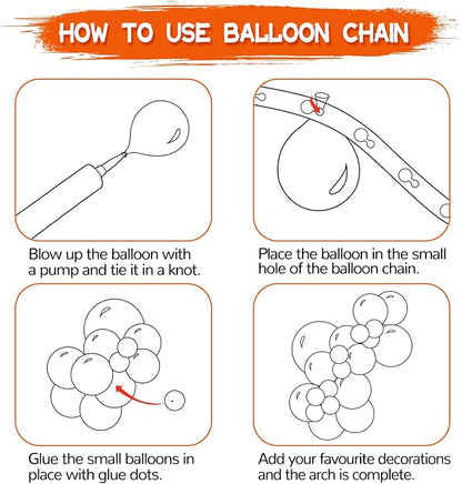 134Pcs Orange Balloons Different Sizes 5 10 12 18 Inch Orange Balloon Garland - Image 4