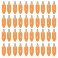 No Crease Hair Clips Makeup Pin Curl Clip Bulk 40Pcs Multicolor No Bend Dent Bang Creaseless Hair Clips for Makeup Application Bangs Hairpin Setting Pins Clip for Women Styling (Orange)