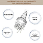 Scalp Applicator Comb,Minoxidil Applicator tool,Hair Oil Essential Serum Liquid Massager for Hair Growth, Follicle Care Treat hair Loss Thinning (Transparent)