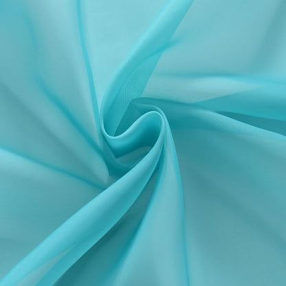 SpaceDresser Sheer Voile Window Treatment Rod Pocket Curtain Panels - Image 7