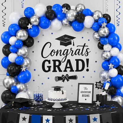 Blue & Black Balloons - Image 5