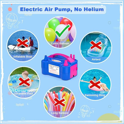 IDAODAN Electric Balloon Pump – Portable Balloon Air Pump Electric Inflator - Image 6