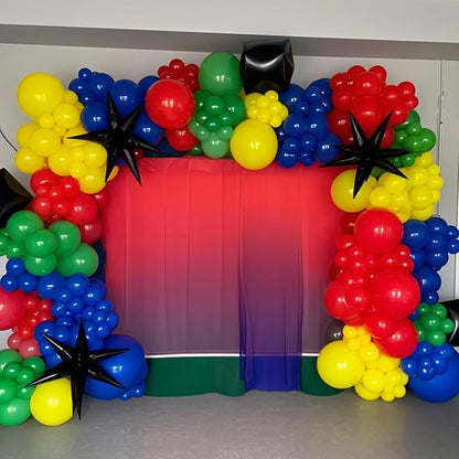 Red Yellow Blue Balloon, Themed Party Supplies - Image 4